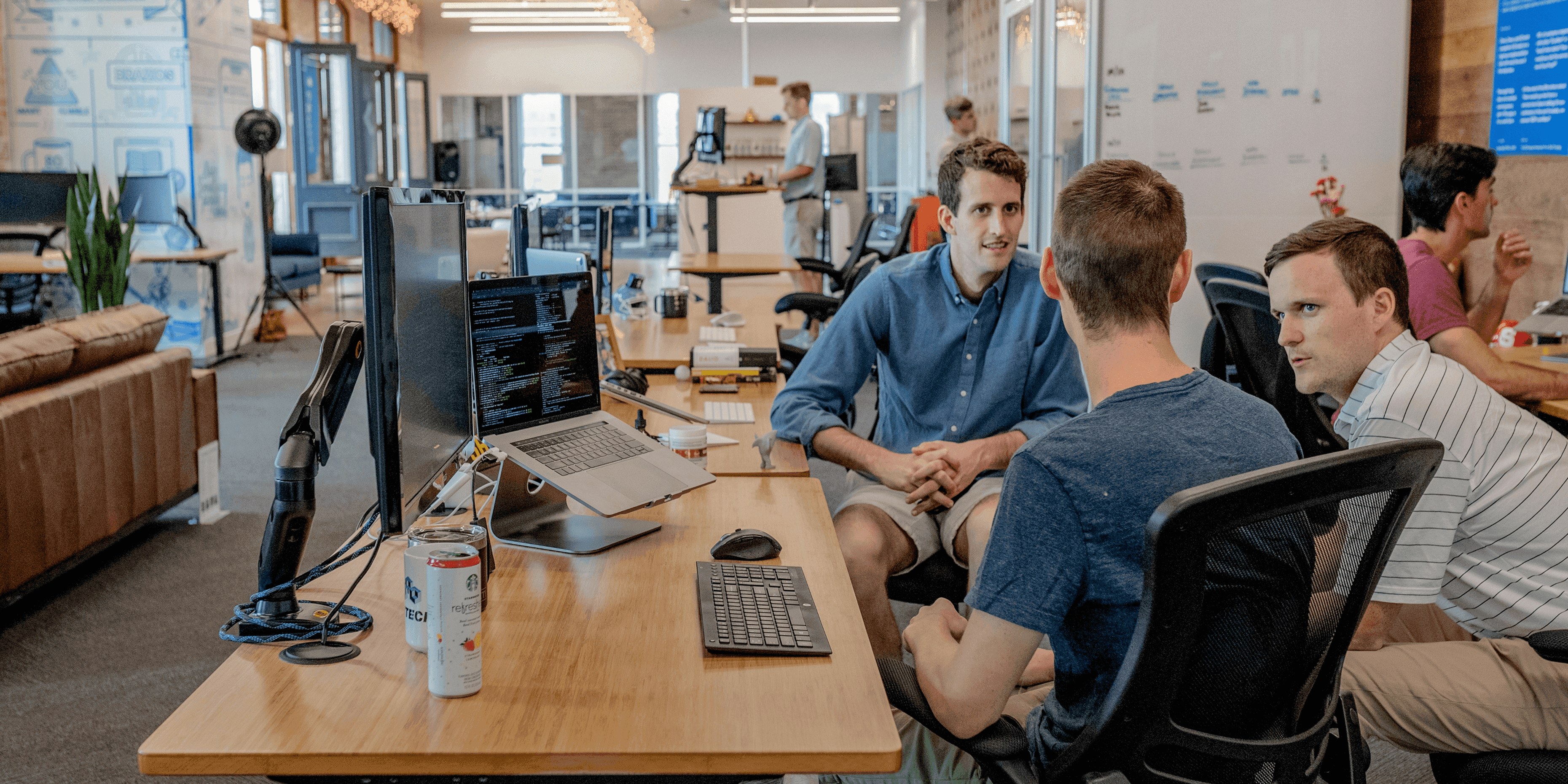 LeadGreeter team collaborating in an office