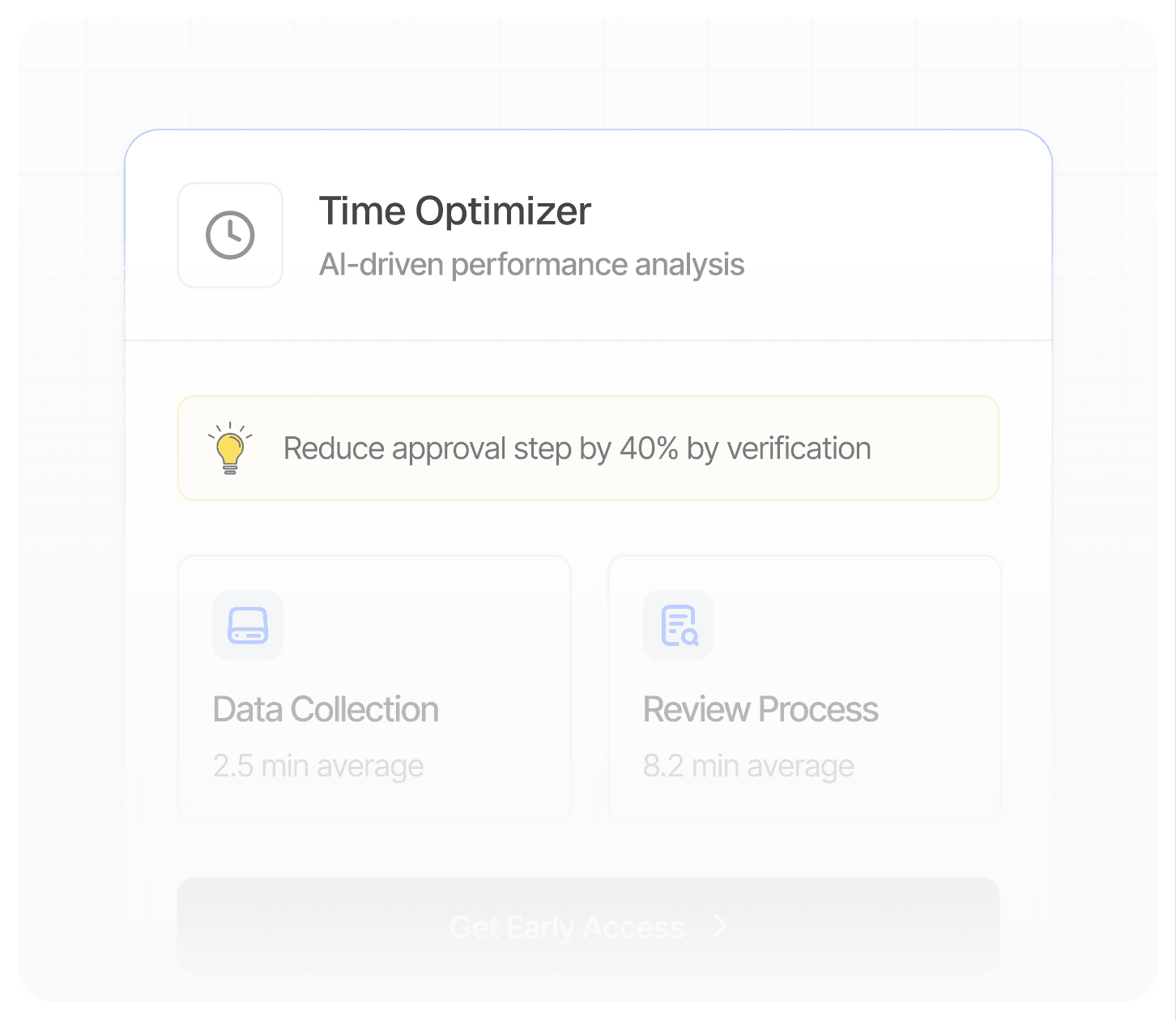 Workflow timing optimizer product artwork